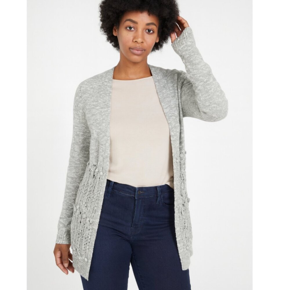 Molly Bracken Pearl Embellished Knit Cardigan One Size EUC